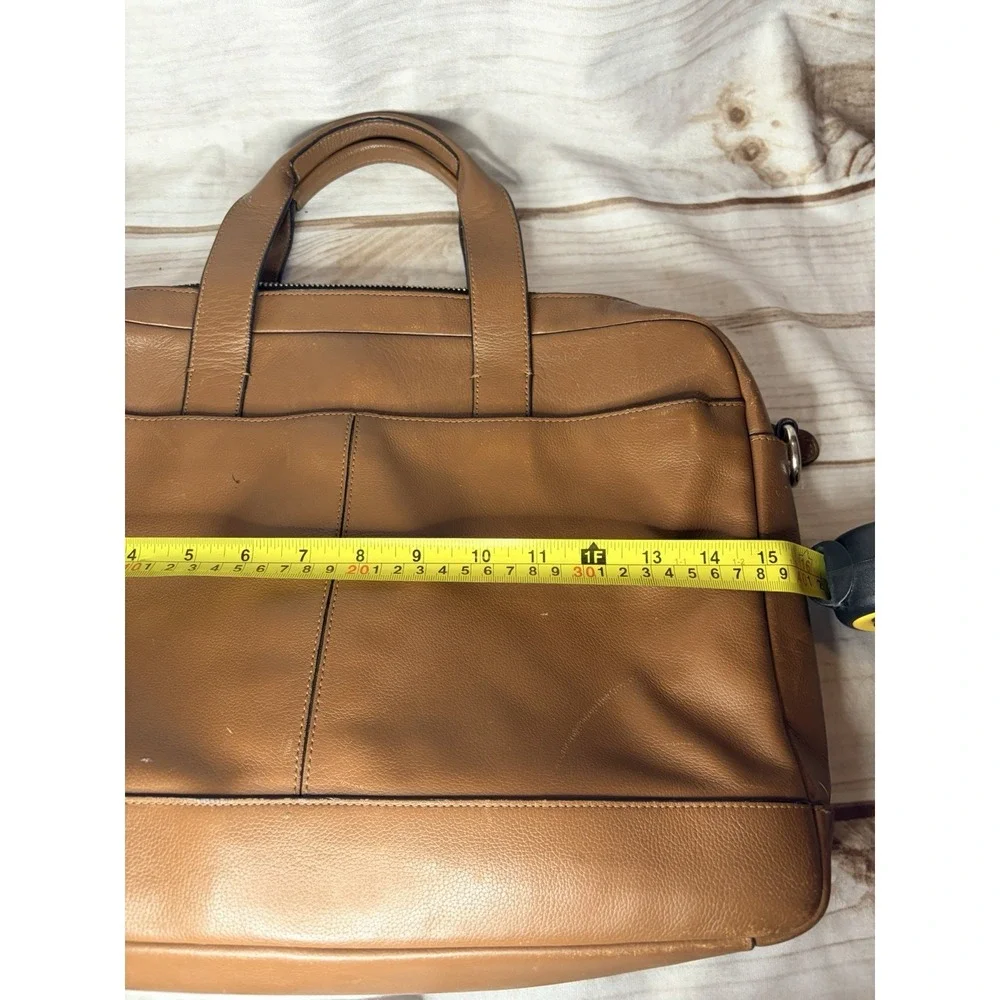 Coach Bleecker Slim Business Bag 70901 Brown Briefcase Men's Laptop Case‎ Travel